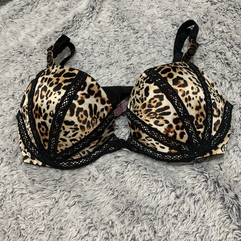Cheetah push up bra